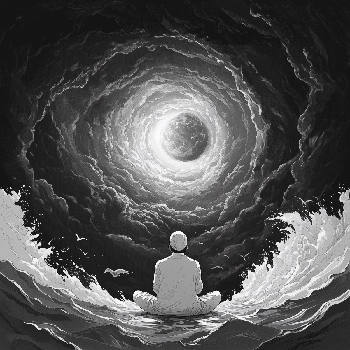 Interior illustration from The Light
